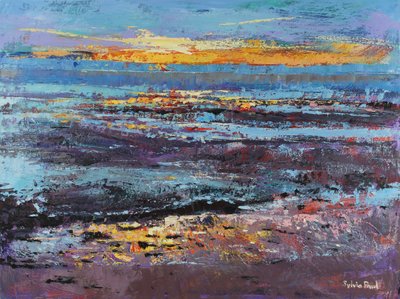 Sunrise Spectacular, 2021 (óleo sobre lienzo) de Sylvia Paul