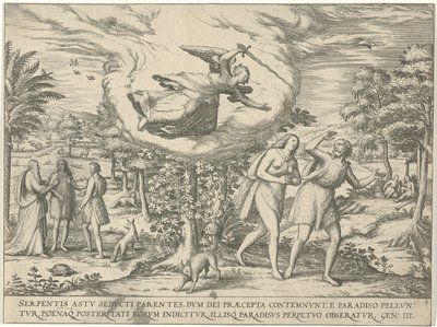 Expulsión del Paraíso de Symon Novelanus (attributed to)