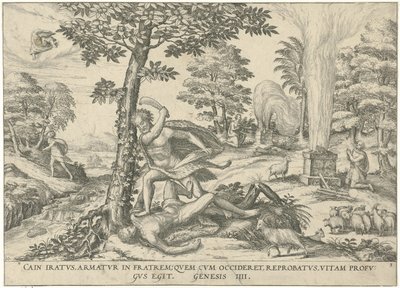 Caín y Abel Figuras e imágenes de libros (título de la serie) de Symon Novelanus (attributed to)
