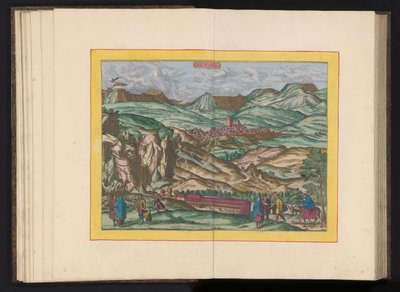 Vista de Alhama de Granada Alhama (título sobre objeto) de Symon Novelanus (possibly)