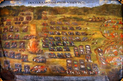 La batalla de Klushino, antes de 1620 de Szymon Boguszowicz
