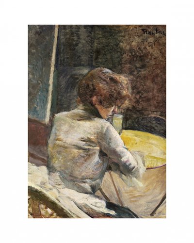 Esperando (h. 1887) de TOULOUSE LAUTREC