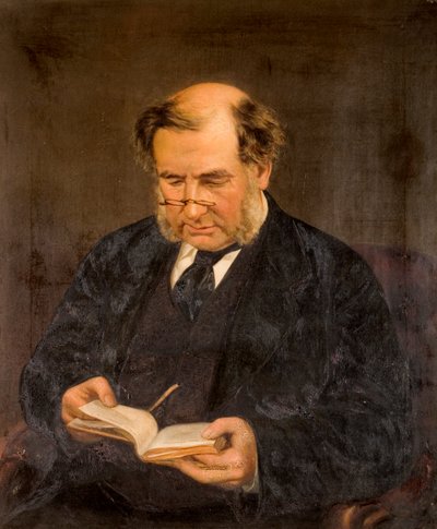 Retrato de J.T. Hoyle, forense de Newcastle de T.W. Bannister