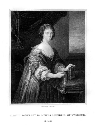 Blanche Somerset, Lady Arundell de Wardour, 1827 de T. A. Dean