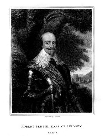 Robert Bertie, primer conde de Lindsey, 1827 de T. A. Dean