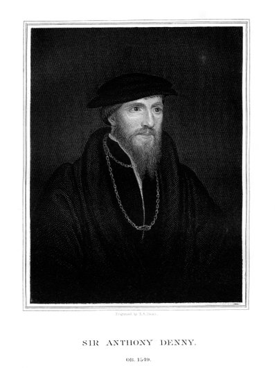 Sir Anthony Denny, cortesano de Enrique VIII de T. A. Dean