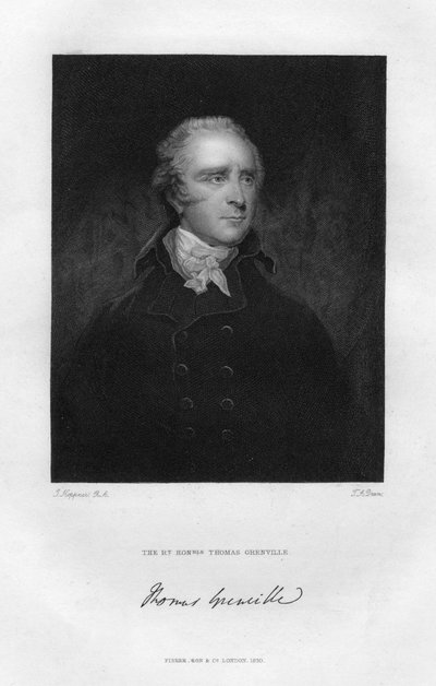 Thomas Grenville 1755-1846, político y bibliófilo británico, siglo XIX de T. A. Dean