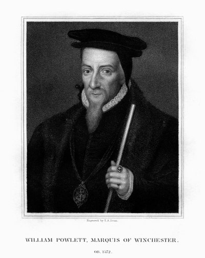 William Paulet, 1er Marqués de Winchester, estadista inglés, 1828 de T. A. Dean