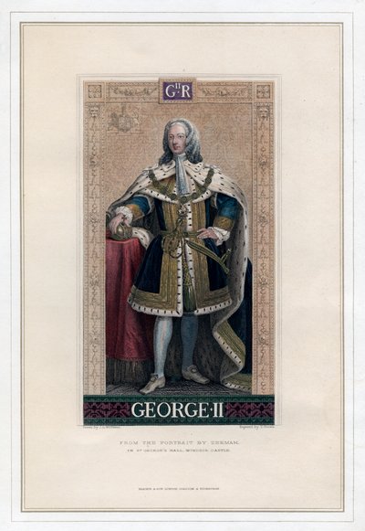 Jorge II, Rey de Gran Bretaña e Irlanda de T. Brown