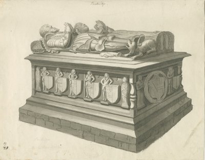 Iglesia de Penkridge - Tumba de Sir Edward Littleton de T Carter