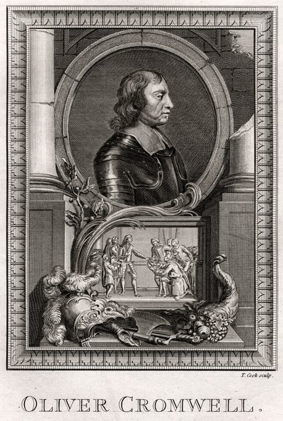 Oliver Cromwell, 1775 de T. Cook