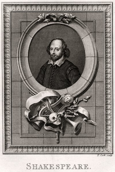 Shakespeare, 1776 de T. Cook