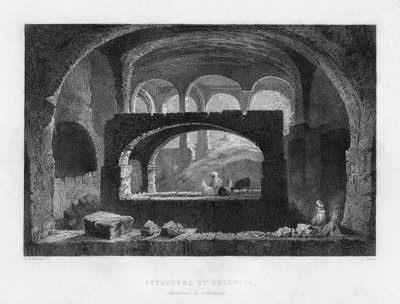 Un sepulcro en Seleucia, Mesopotamia IrakIrán, 1841 de T Dixon