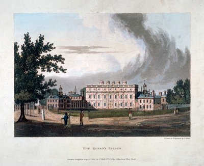 Casa de Buckingham, Westminster, Londres, 1803 de T Hall
