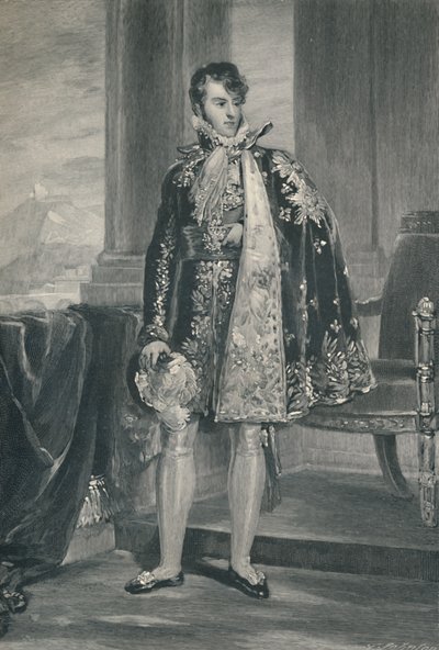 Príncipe Camillo Borghese - Segundo esposo de Paulina Bonaparte, c1810, 1896 de T. Johnson