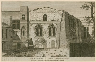 La Cámara Pintada, Palacio de Westminster, Londres de T. Prattent
