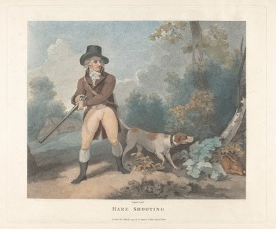 Lote de cuatro: 1. Tiro de liebre de T. Simpson