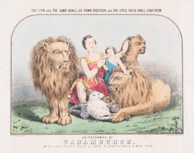 El león y el cordero se acostarán juntos y el niño pequeño los guiará de T. W. Strong