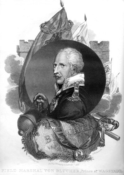 Mariscal de campo von Blucher, Príncipe de Wagstadt, 1816 de T. Wallis