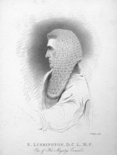 S. Lushington, D.C.L. M.P., c1820 de T. Wright