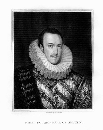 San Felipe Howard, 20º Conde de Arundel, noble inglés, 1826 de T. Wright