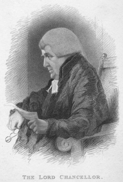 El Lord Canciller, c. 1820 de T. Wright