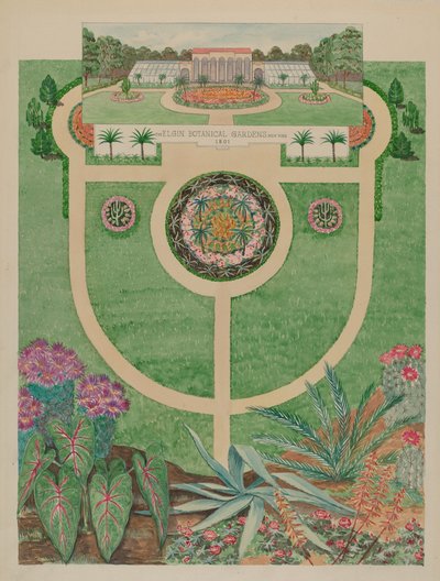 Jardines botánicos de Elgin, c. 1936 de Tabea Hosier