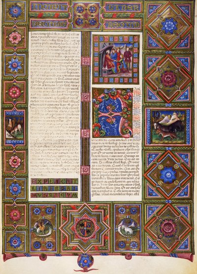 Incipit del Segundo Libro de Samuel, del Volumen I de la Biblia de Borso d