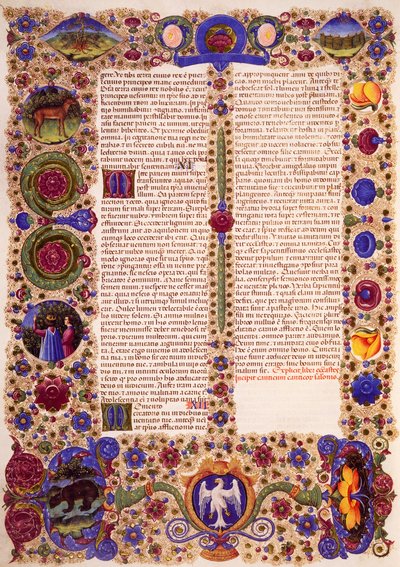 Primera carta de Juan, del Volumen II de la Biblia de Borso d