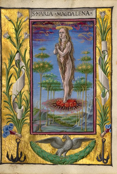 María Magdalena llevada en volandas de Taddeo Crivelli