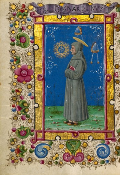 San Bernardino de Siena de Taddeo Crivelli