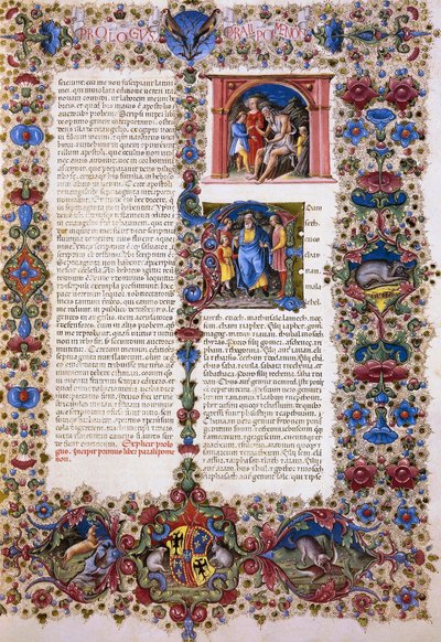 El primer libro de las Crónicas, primer volumen de la Biblia de Borso d