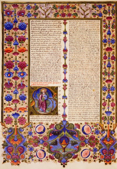 La segunda carta de Pedro, del Volumen II de la Biblia de Borso d