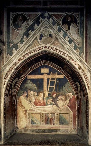 Deposición de Cristo de la Capilla Bardi de Taddeo Gaddi