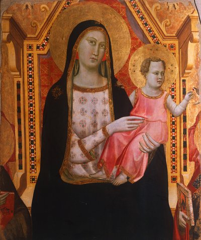 Virgen con el Niño, de Taddeo Gaddi (activo de 1322 a 1366) de Taddeo Gaddi