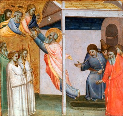 Escena de la vida de San Juan, c1320-1366 de Taddeo Gaddi