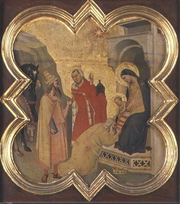 La adoración de los Magos de Taddeo Gaddi