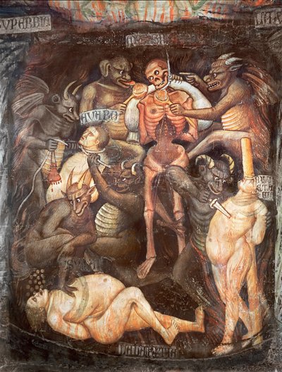 Infierno (detalle) de Taddeo di Bartolo