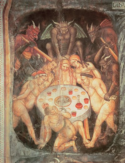 Infierno (detalle) de Taddeo di Bartolo