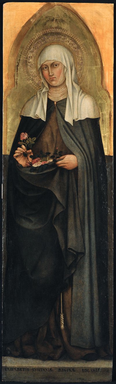 Santa Isabel de Turingia, 1403 de Taddeo di Bartolo