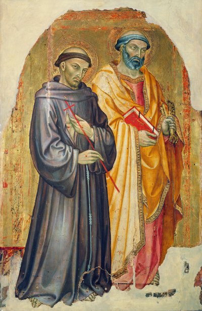San Francisco y San Pedro, de Taddeo di Bartolo (hacia 1363-1422) de Taddeo di Bartolo