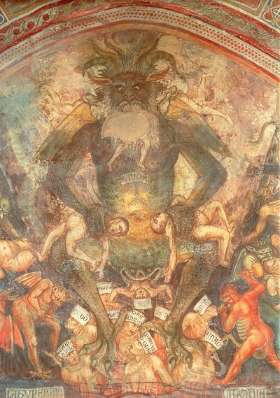El Juicio Final (detalle) de Taddeo di Bartolo