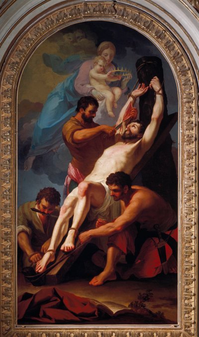 El mártir del apóstol San Bartolomé (Pintura de Taddeusz (1727 1793) Kuntze