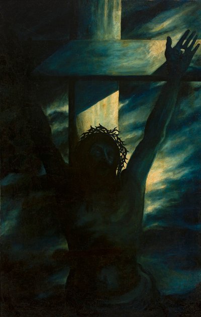 Cristo en la cruz de Tadeusz Makowski