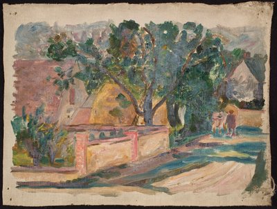 Casa junto al camino de Tadeusz Makowski