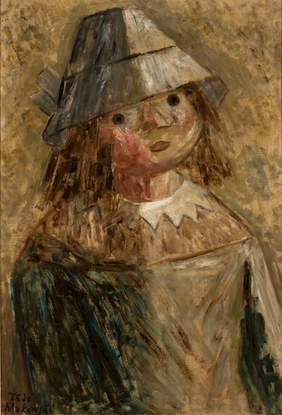 Niña con sombrero de Tadeusz Makowski