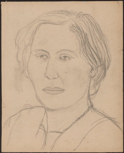 Cabeza de mujer de Tadeusz Makowski