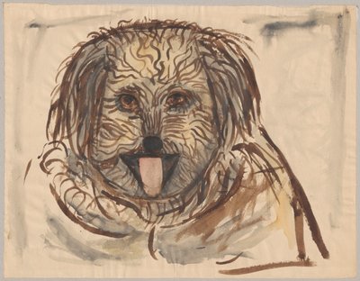 Cabeza de perro de Tadeusz Makowski
