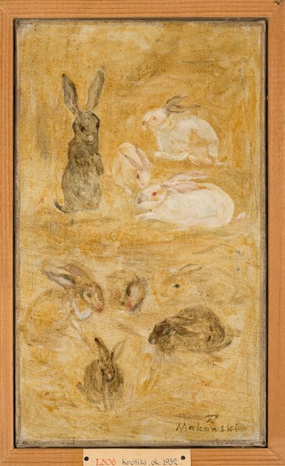 Kaninchen de Tadeusz Makowski
