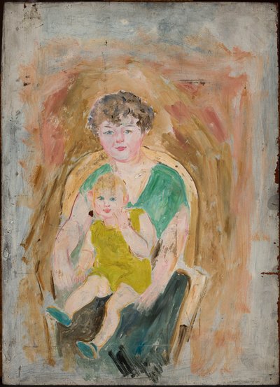 Mutter mit Kind de Tadeusz Makowski